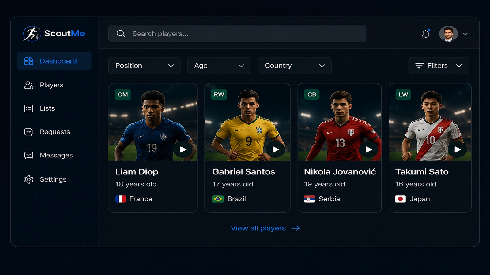 FoundFC professional dashboard preview